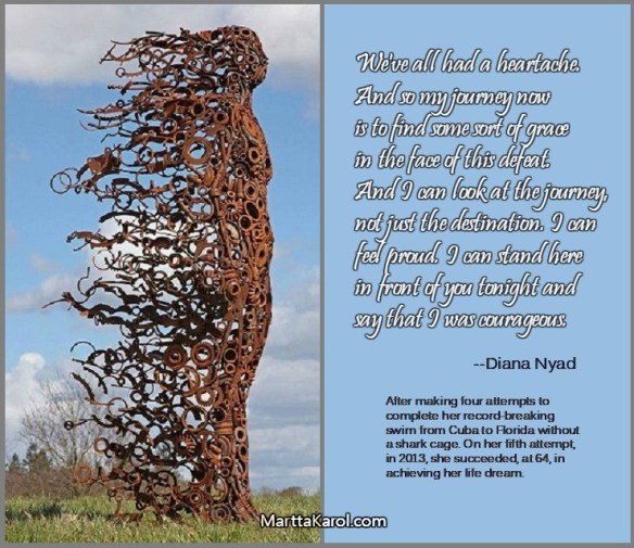 Quote: Swimmer Diana Nyad's pride and courage in the face of defeat.